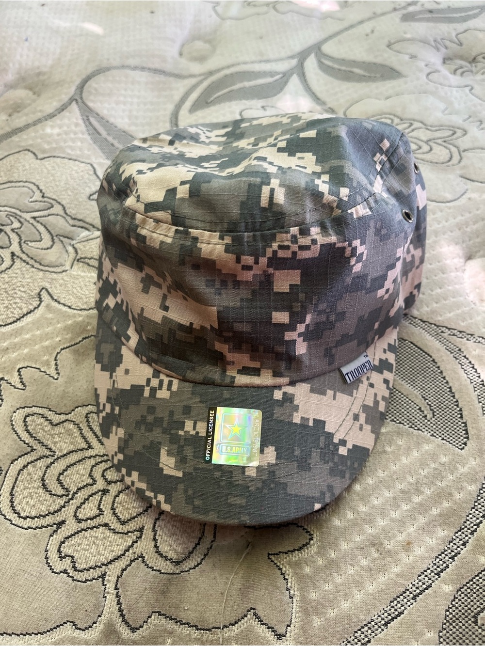 U.S. Army Digital Camo Kids Cap - Green, Gray, Tan